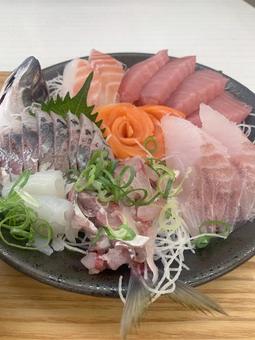 刺身の盛り合わせ 刺身の盛り合わせの写真