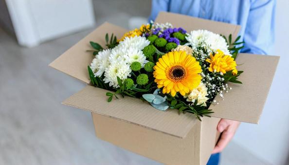 箱で届くお花のサブスクリプション 箱で届くお花のサブスクリプションの写真