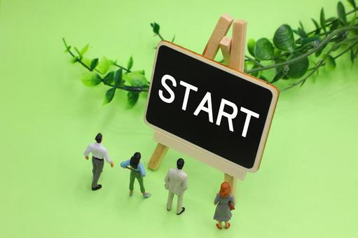 STARTの文字素材 start,スタート,挑戦の写真素材