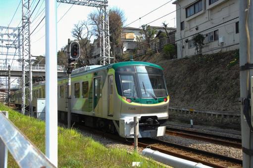 東急電鉄7305 車両 東急電鉄7305 車両 東急電鉄,7305,(東急7000系)の写真素材