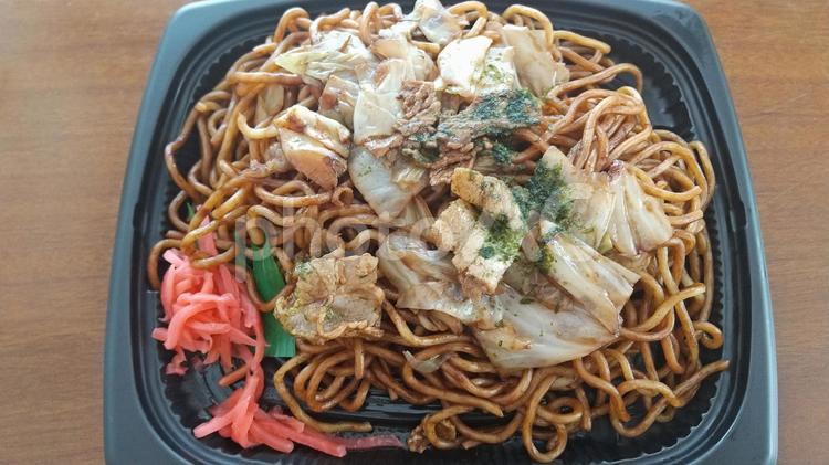 ソース焼きそば　テイクアウト ソース焼きそば,焼きそば,テイクアウトの写真素材