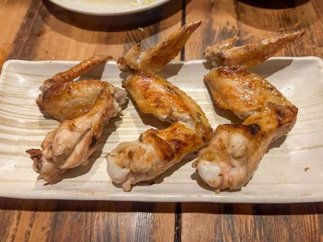 焼き鳥 焼き鳥 焼き鳥,鳥,皮の写真素材