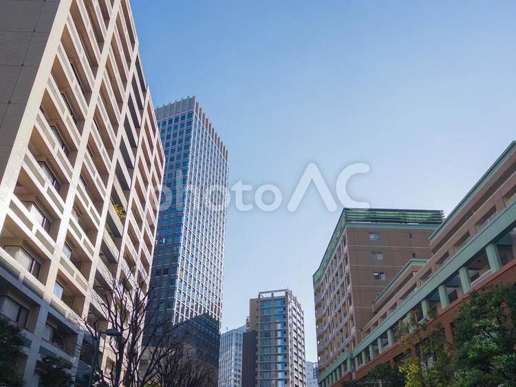東五反田の街並み 東五反田,品川区,東京の写真素材
