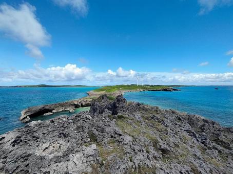 西平安名崎の美しい海 西平安名崎の美しい海 西平安名崎,宮古島,海の写真素材