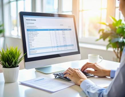 在宅ワークの写真