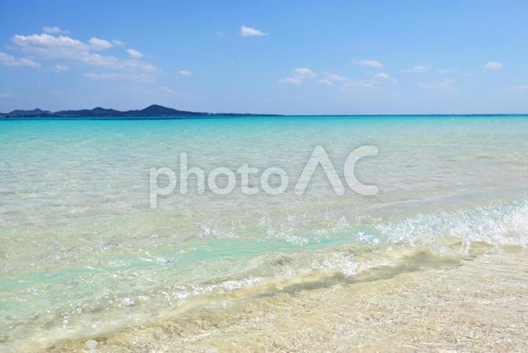 美しい沖縄の海と空 沖縄,海,ビーチの写真素材