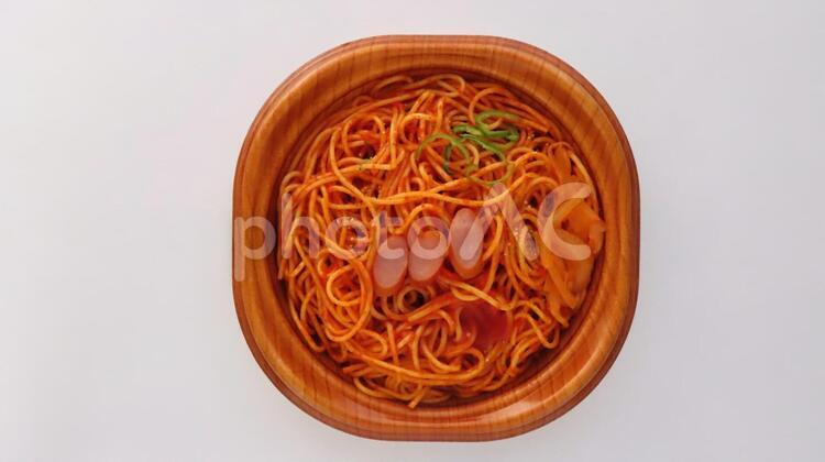 昔の喫茶店の味のナポリタン弁当のテイクアウト ナポリタン,パスタ,スパゲティの写真素材