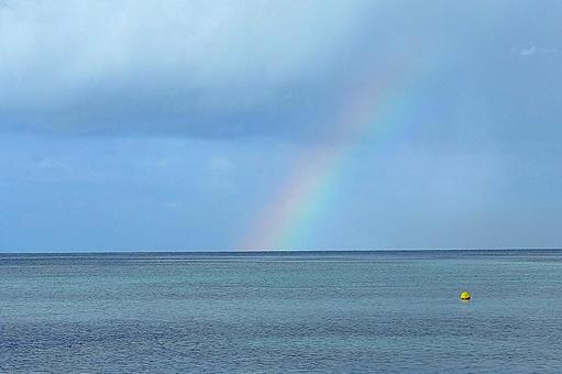 New Caledonia 243 Rainbow over the Baie de Citrons, JPG New Caledonia 243 Rainbow over the Baie de Citrons, JPG