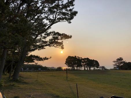 朝焼潮岬001 朝焼潮岬001の写真