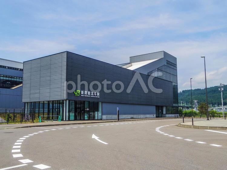 【北海道】新函館北斗駅北口 新函館北斗駅,新函館北斗駅北口,北斗市の写真素材