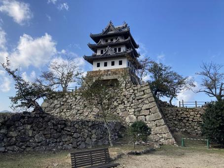 洲本城 洲本城 洲本城,城,淡路島の写真素材