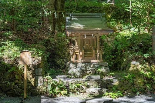 京都 貴船神社 奥宮 連理の杉と日吉社 京都 貴船神社 奥宮 連理の杉と日吉社 貴船神社,貴船,神社の写真素材