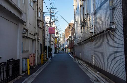 奥浅草の路地裏 奥浅草の路地裏 路地裏,路地,浅草の写真素材