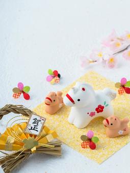 新年 2026年 午年 新年 2026年 午年 2026年,令和8年,年賀状の写真素材