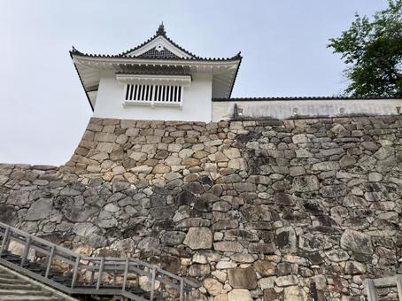 岡山城の石垣 岡山城の石垣 岡山城,岡山県,城の写真素材