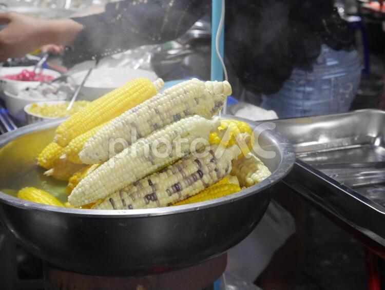 タイ　とうもろこし　野菜　美味しい おすすめ,すごい,アジアの写真素材