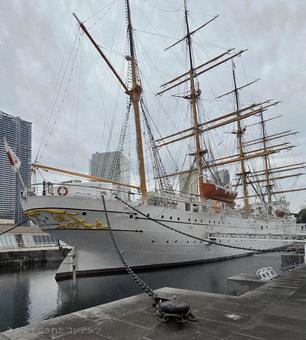 日本丸 日本丸,みなとみらい,桜木町の写真素材