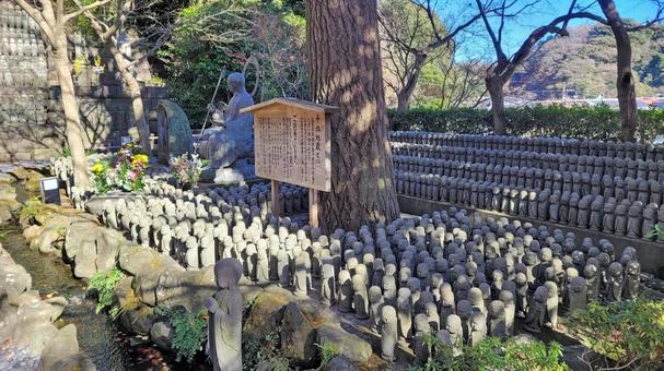 坂東33観音 04番 長谷寺 千体地蔵 坂東33観音 04番 長谷寺 千体地蔵 長谷寺,海光山,慈照院の写真素材