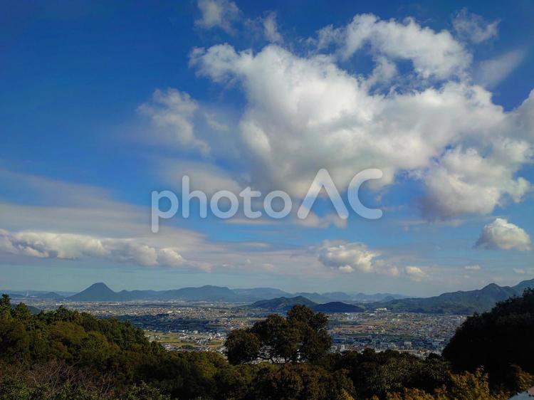 こんぴらさんからの景色 金比羅山,金比羅宮,香川県の写真素材