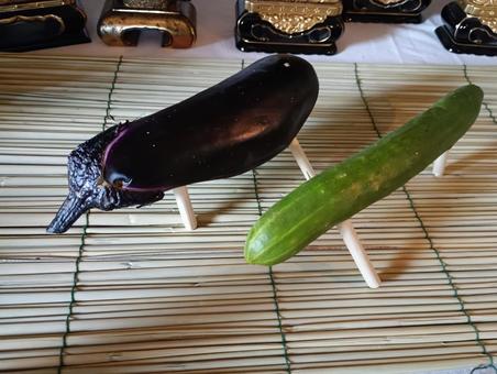 精霊馬 精霊馬の写真