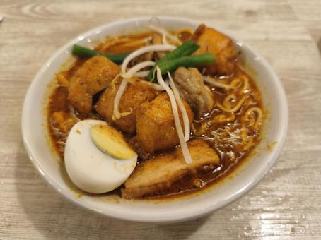 カレーラクサ カレーラクサ カレーラクサ,ラクサ,マレーシアの写真素材