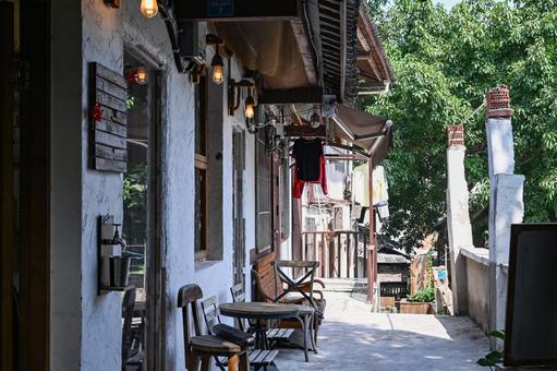 重慶・磁器口  重慶,磁器口,古鎮の写真素材