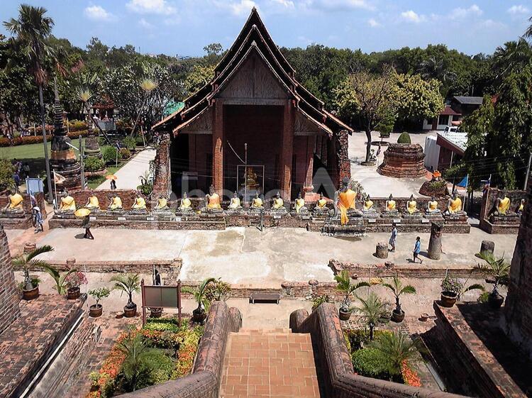タイの遺跡（アユタヤ） タイ,thailand,アユタヤの写真素材