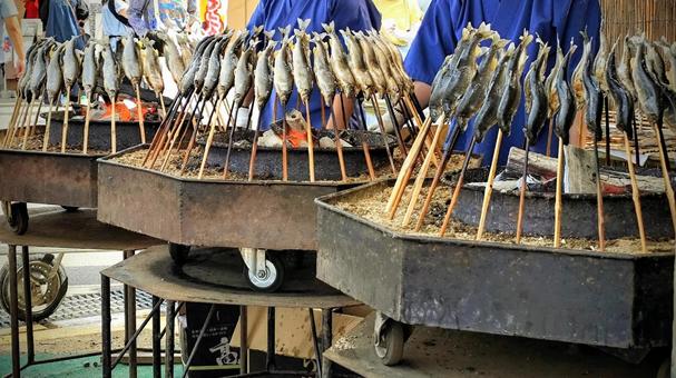鮎 炭火焼き 鮎 炭火焼き 鮎,鮎の塩焼き,炭火焼きの写真素材