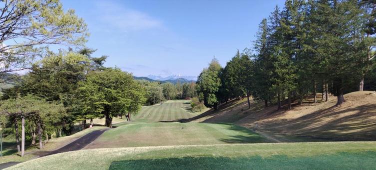 ゴルフ場 ゴルフ,芝,緑の写真素材