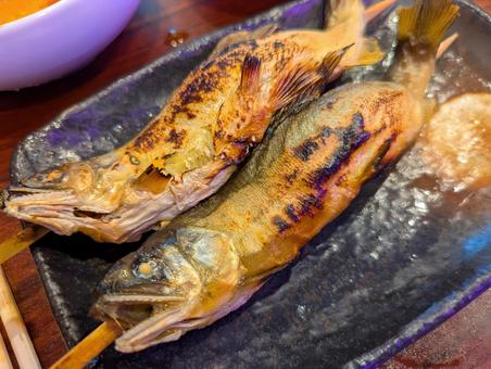 鮎の塩焼き 鮎の塩焼きの写真