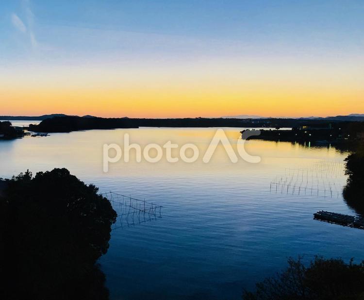 三重県志摩市　賢島　海岸 浦ノ内湾,三重県志摩市,賢島の写真素材