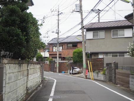 祖師ヶ谷の街並み（東京都・世田谷区） 祖師ヶ谷通り,祖師ヶ谷,街並みの写真素材