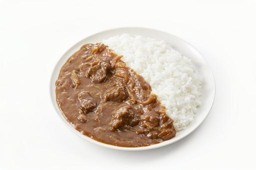 長時間煮込んだビーフカレー 長時間煮込んだビーフカレーの写真
