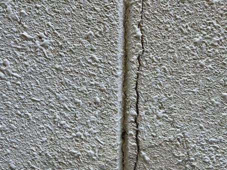 ALC壁の目地クラック様子③ alc,壁,クラックの写真素材