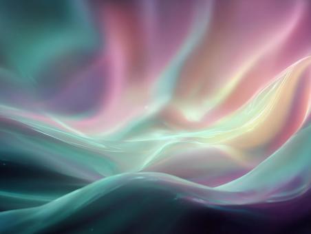 光が流れる幻想的なオーロラ背景 光が流れる幻想的なオーロラ背景の写真