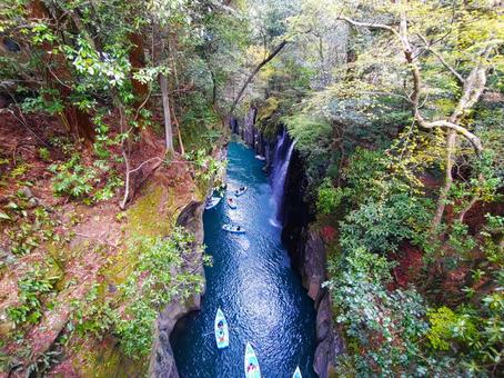写真素材:宮崎県 高千穂峡3 写真素材:宮崎県 高千穂峡3の写真