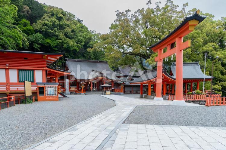 和歌山　熊野那智大社　境内 熊野那智大社,神社,和歌山県の写真素材