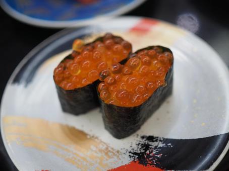 イクラの軍艦巻き イクラの軍艦巻き イクラ,いくら,軍艦巻きの写真素材