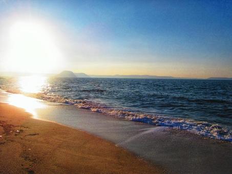 海と太陽 海と太陽の写真