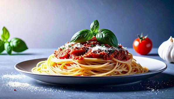 トマトパスタの写真