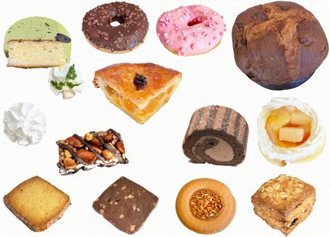 切り抜きPSD素材ー洋菓子3 切り抜きPSD素材ー洋菓子3 スイーツ,デザート,洋菓子の写真素材
