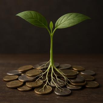 根付く資産(成長の土台) 根付く資産(成長の土台)の写真