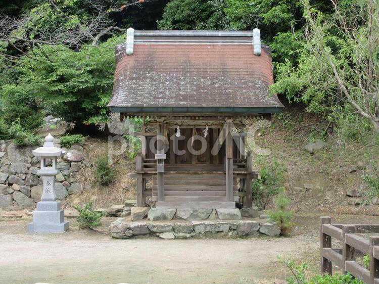 日御碕神社境内 日御碕神社,美佐伎社,天照大御神の写真素材