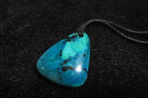 クリソコラ クリソコラ,天然石,ペンダントの写真素材