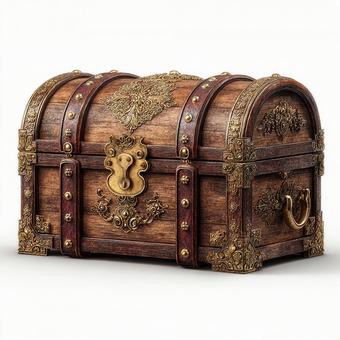 冒険心をくすぐる、精巧な作りの宝箱 冒険心をくすぐる、精巧な作りの宝箱の写真