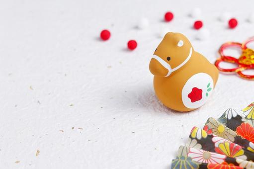 お正月や年賀状のイメージ素材(午年) 年賀状,午年,お年賀の写真素材