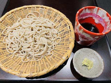 せいろ蕎麦 せいろ蕎麦,冷たい蕎麦,ざるそばの写真素材