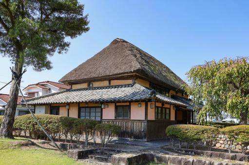 明治時代の民家 明治時代の民家 古民家,移築,旧岳中家住宅の写真素材