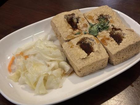 臭豆腐 臭豆腐 臭豆腐,豆腐,台湾の写真素材