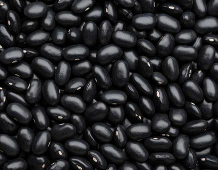 黒豆のクローズアップ 黒豆のクローズアップの写真